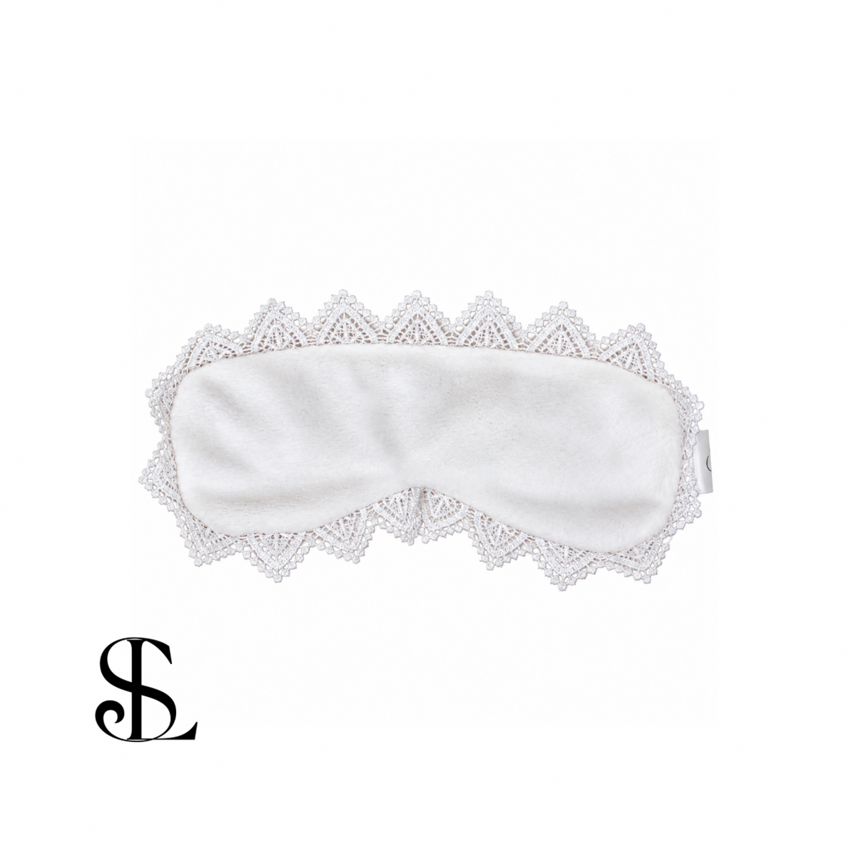 Lace trim night mask